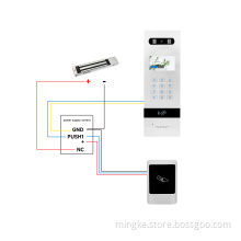 Video Door Phone Intercom Opening System Magnetic Lock